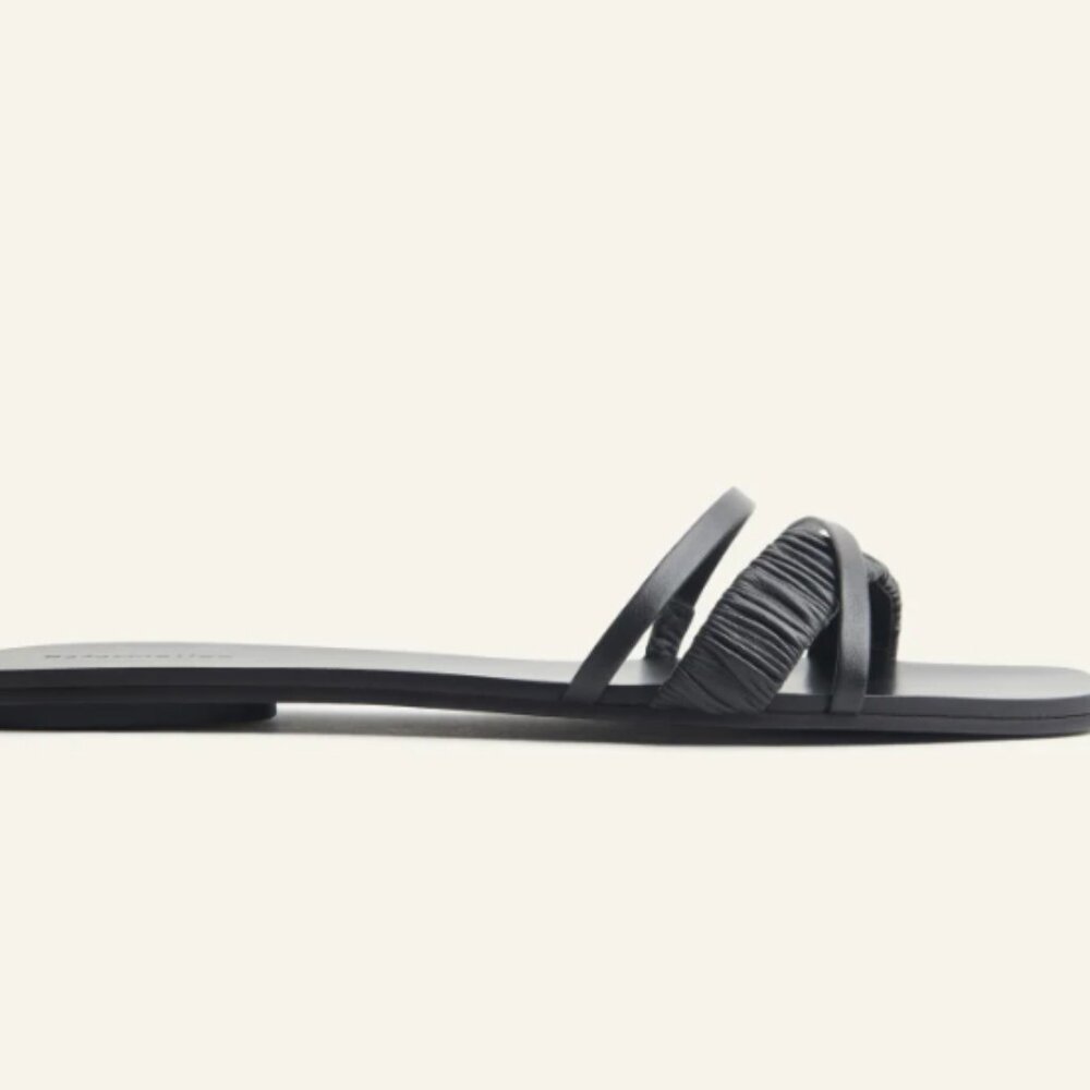 NWT Reformation Katina Strappy Flat Slide